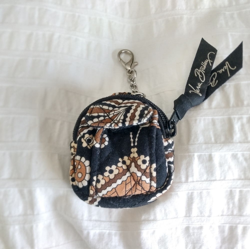 Vera Bradley backpack key chain